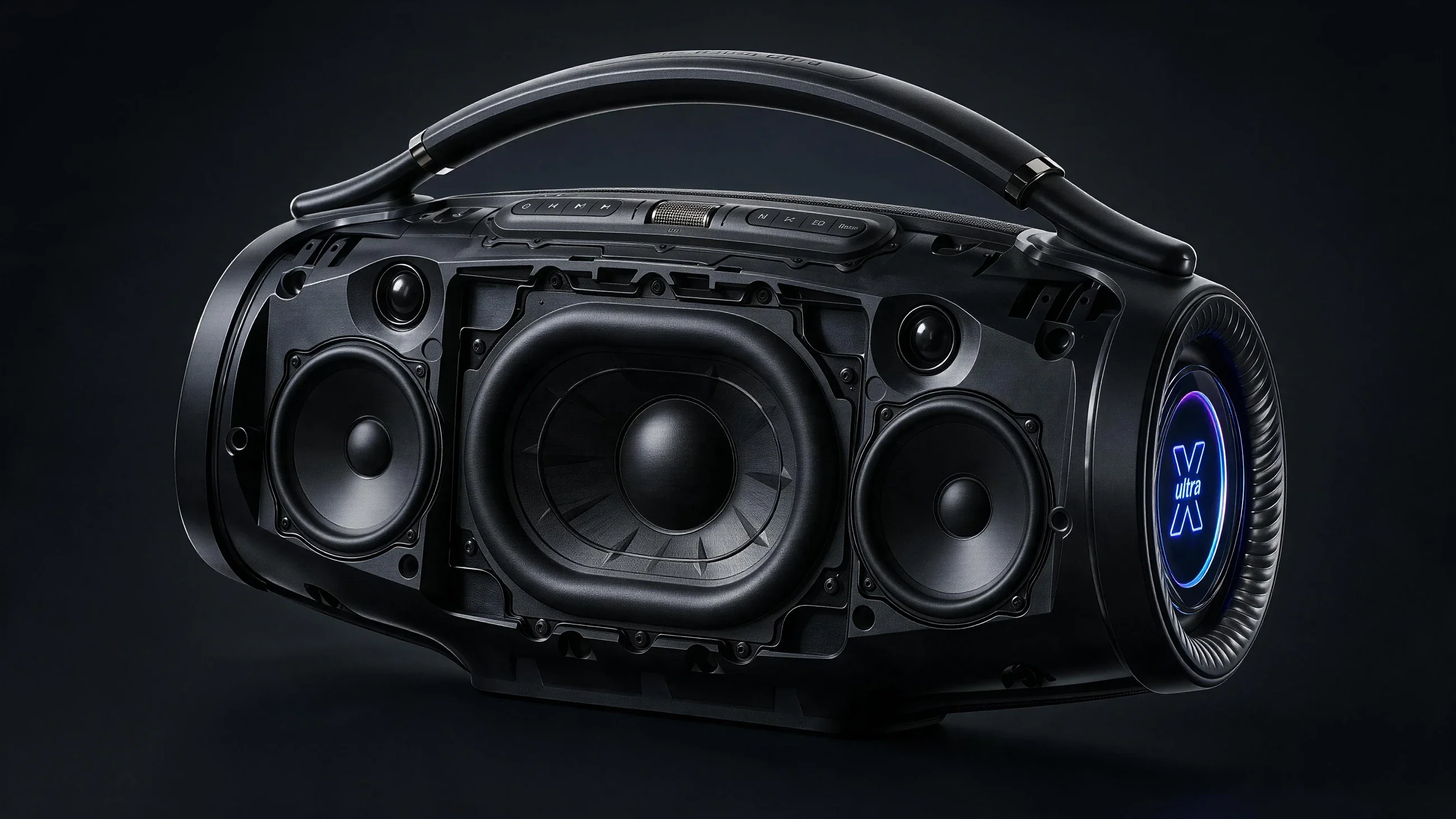Portable Three-Way Party Speaker