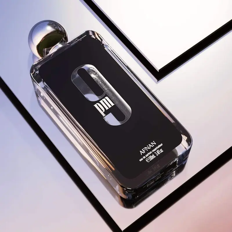 AFNAN 9 PM Eau de Parfum for Men 100ml | Long-Lasting Amber Vanilla Cologne