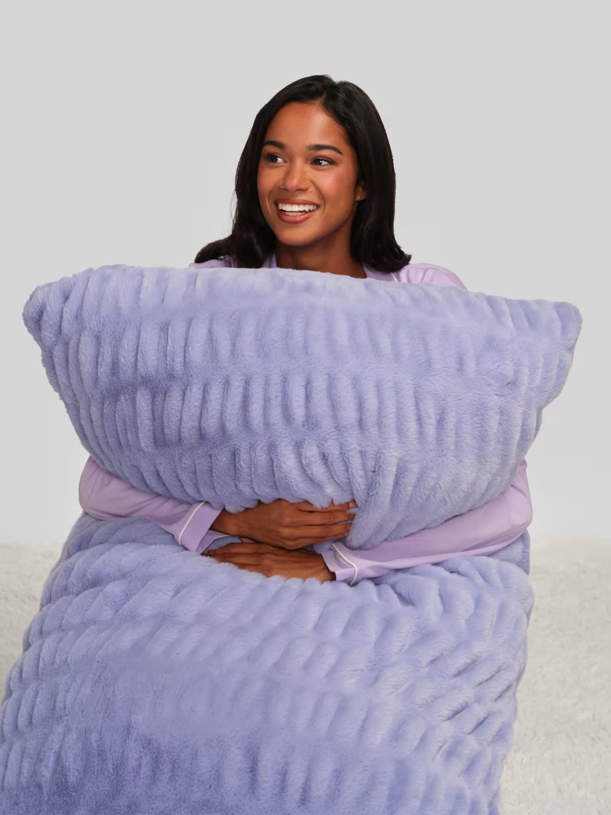 NLFZEK Oversized Plush Pillow – Ultra-Soft Stretchy Throw Pillow, 30" × 48", Removable Washable Cover
