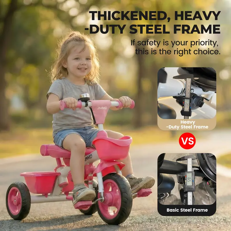 6-in-1 Convertible Toddler Trike | Ride, Push & Grow Together