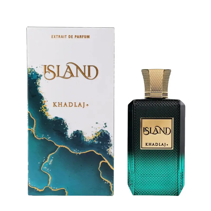 Khadlaj Island Extrait de Parfum 100ml | Long-Lasting Luxury Unisex Fragrance with Bergamot, Honey & Vanilla