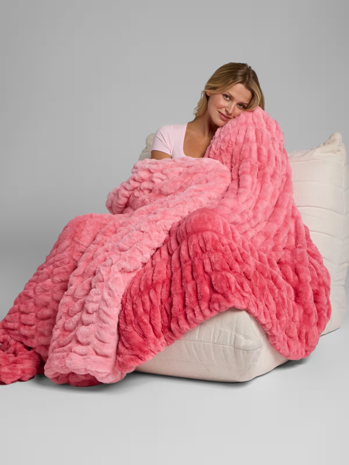 NLFZEK Ultra-Soft Plush Blanket – Cloud-Like Cozy Throw, Stretchy Velvet Blanket for Bed & Sofa