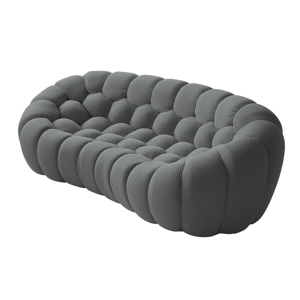 NLFZEK Cloud-Inspired 3-Seater Sofa – Deep Seat 3D Knit Couch for Living Room