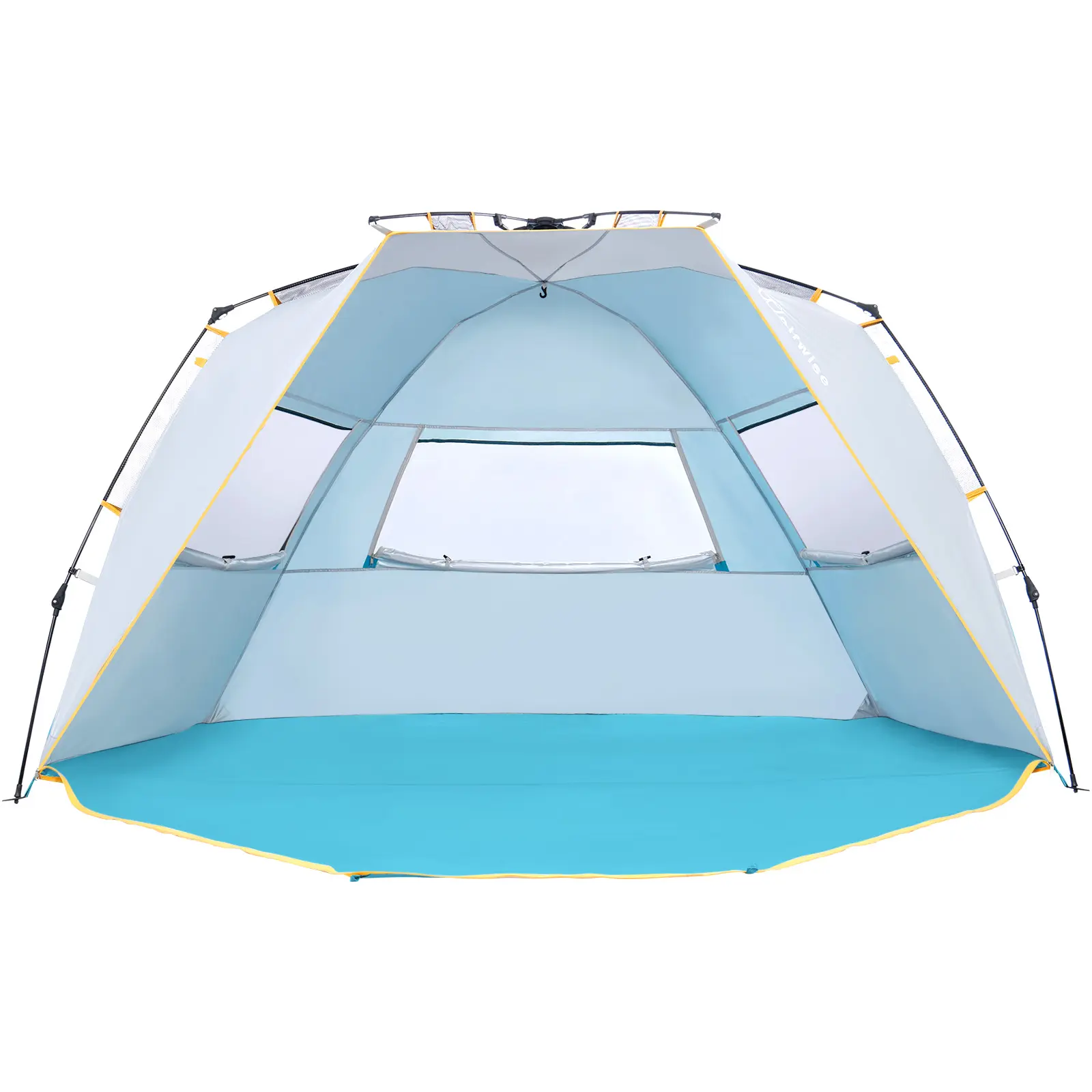 WolfWise UPF 50+ Pop-Up Beach Tent | Portable Sun Shelter for Beach, Camping & Outdoor Trips