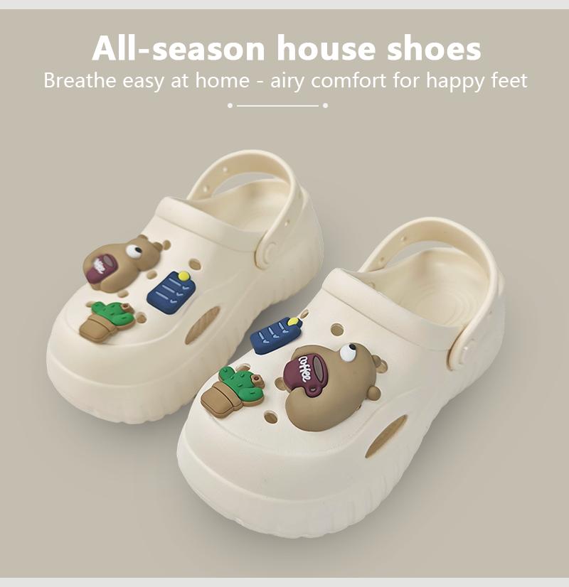 Women's Casual Clogs - Anti-Slip EVA Sole, Cute, Comfortable, Breathable Walking Shoes for Indoor-Outdoor Use