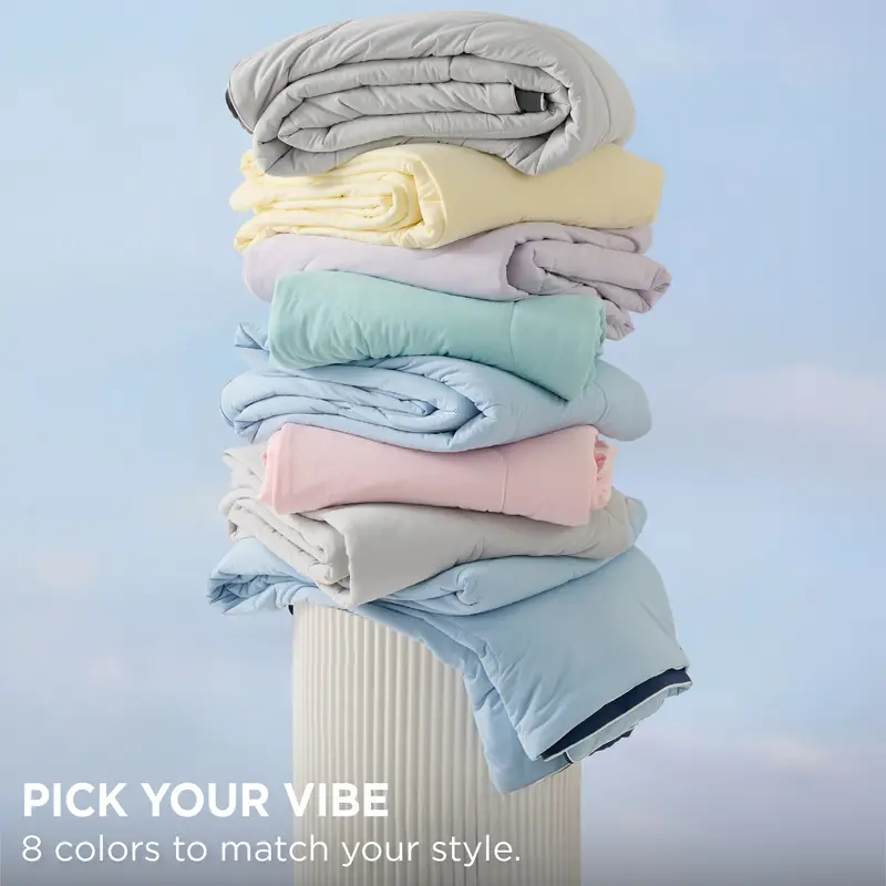 Cooling Bamboo Blanket | Ultra Soft Lightweight Summer Comforter for Hot Sleepers, Breathable Cozy Bed Throw