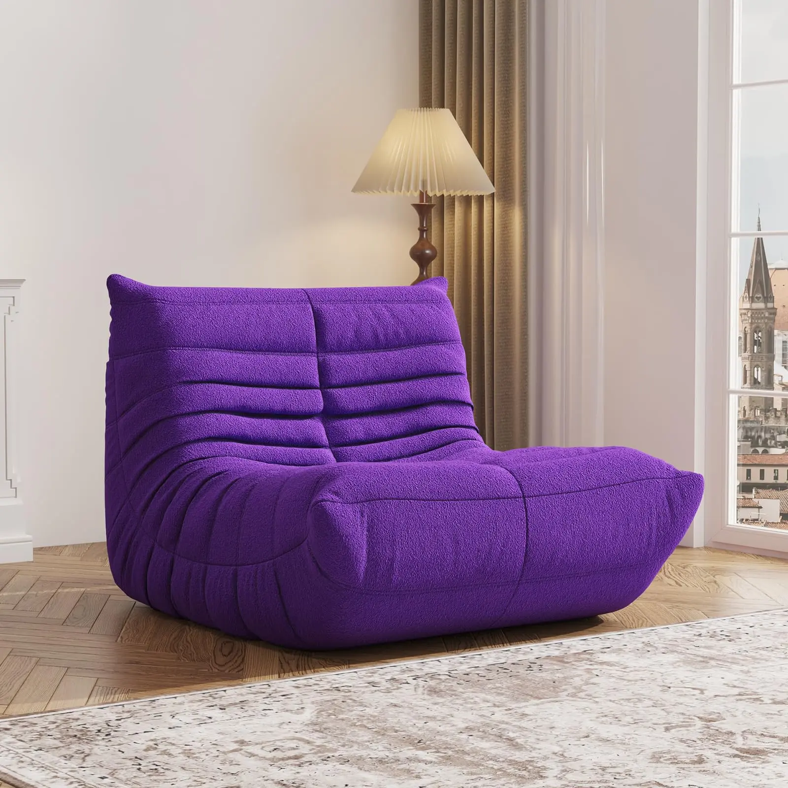 Loisel CloudNest Bean Bag Sofa – Ultra Soft Memory Foam Lounge Chair for Living Room, Bedroom & Home Office