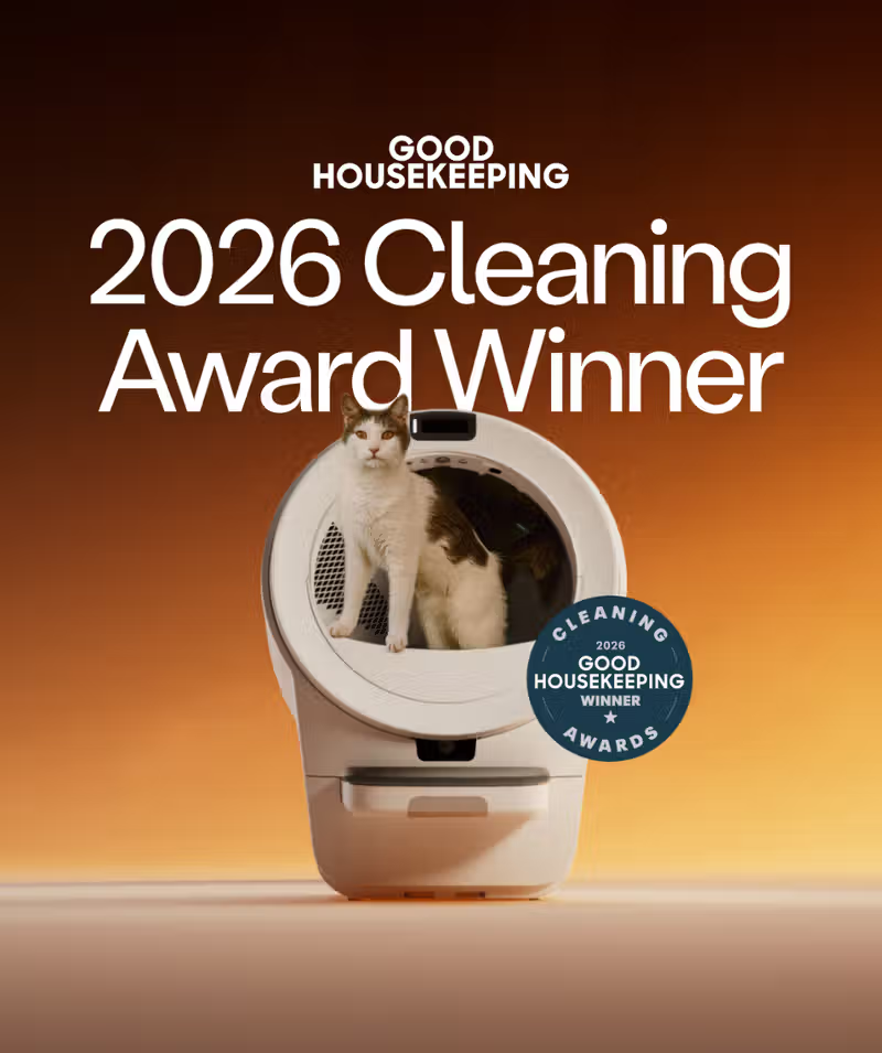 Never Scoop Again!Litter-Robot® 5 Pro AI Self-Cleaning Cat Litter Box with HD Camera, Smart Odor Control, Quiet Automatic Cleaning for Up to 5 Cats