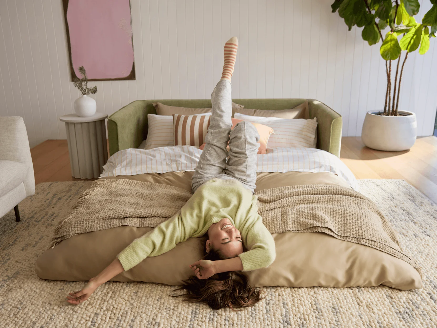 Koala Sofa Bed 4th Gen | Convertible Sofa Bed with Kloudcell® Comfort, Washable Covers & Tool-Free Assembly
