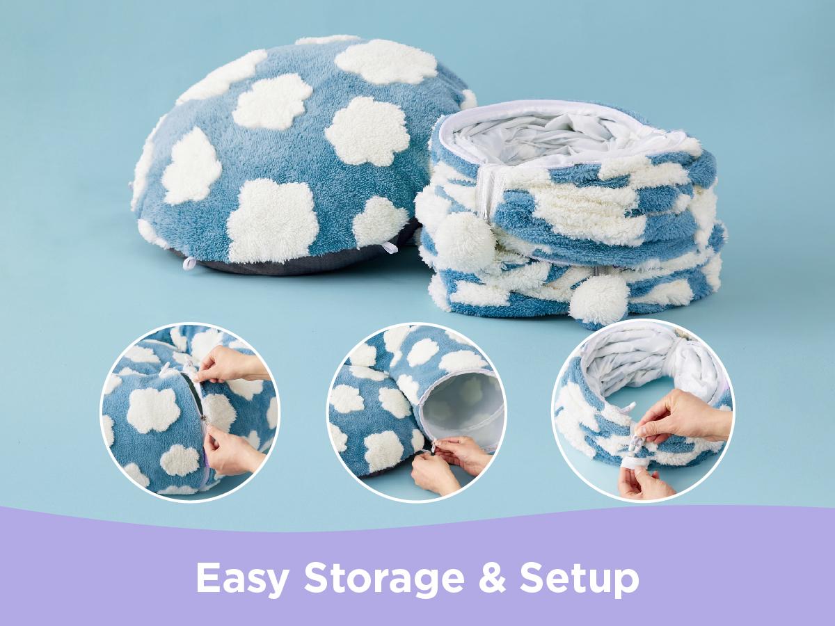 Lesure Cat Tunnel Bed for Indoor Cats - Soft&Cozy Cute Cat Donut Tunnel with Washable Circle Cushion, Round Pet Play Tunnel Toy for Kitten/Puppy/Rabbit, Peekaboo Cave Toy, Cool Cat Stuff Lesure Cat Tunnel Bed for Indoor Cats - Soft&Cozy Cute Cat Donut Tunnel with Washable Circle Cushion, Round Pet Play Tunnel Toy for Kitten/Puppy/Rabbit, Peekaboo Cave Toy, Cool Cat Stuff