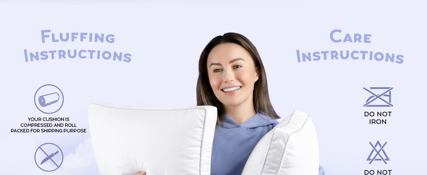 Utopia Bedding Gusseted Pillows Set - Cotton-Polyester Blend, Memory Foam Cushioning, 2/4-Pack, White Plain Pattern, Breathable Plush, 5-Star Hotel Quality, King/Queen/Standard Sizes, Pillows for Sleeping, Bed Accessories, Bedroom Items, Cozy Aesthetic Utopia Bedding Gusseted Pillows Set - Cotton-Polyester Blend, Memory Foam Cushioning, 2/4-Pack, White Plain Pattern, Breathable Plush, 5-Star Hotel Quality, King/Queen/Standard Sizes, Pillows for Sleeping, Bed Accessories, Bedroom Items, Cozy Aesthetic