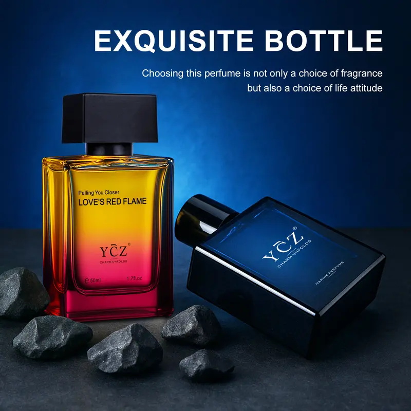 YCZ Fragrance Duo Set – Marine & Passionate Love | 2 Signature Scents, Endless Possibilities
