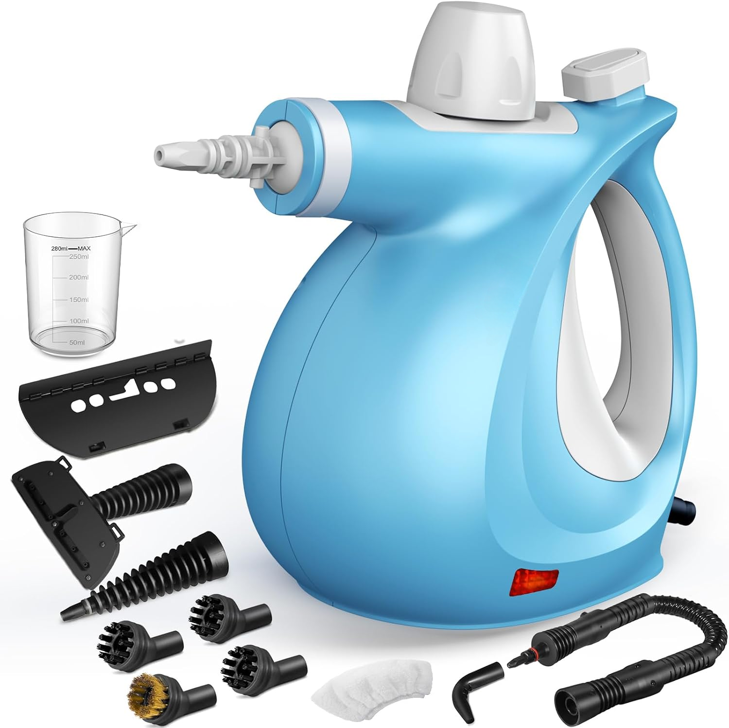 NLFZEK Portable Steam Cleaner | Handheld Multi-Surface Steamer with 12 Accessories