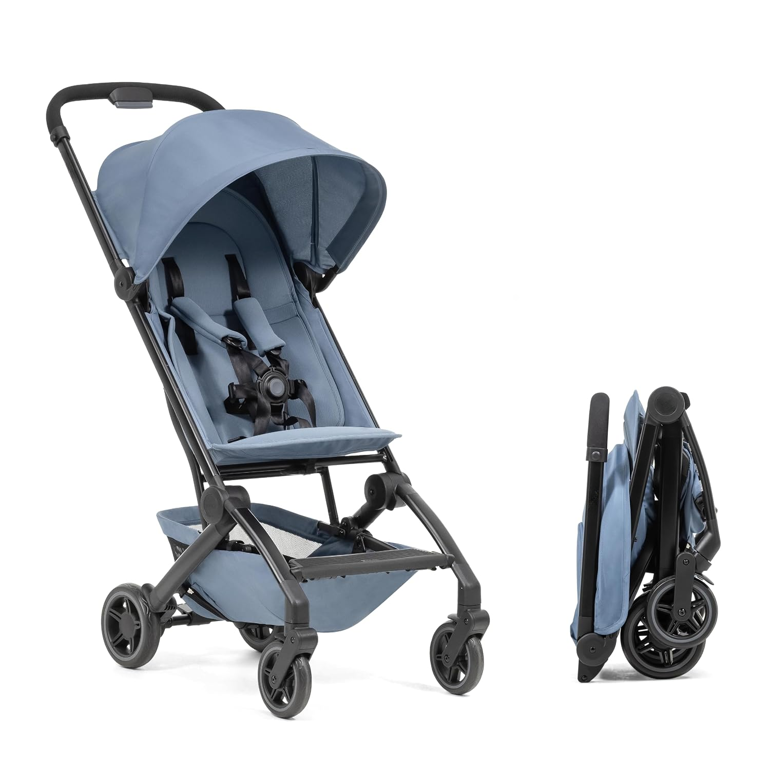 NLFZEK Ultra-Lightweight Travel Stroller | Compact Fold, 5-Point Harness & UPF 50+ Canopy