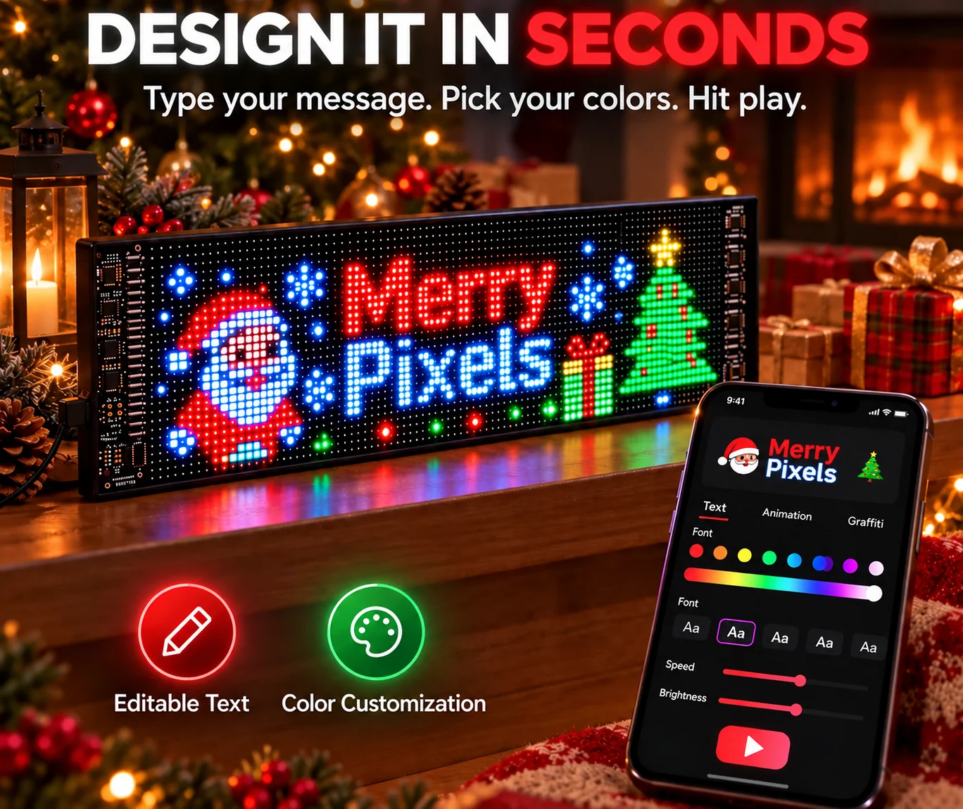 Merry Pixels LED Display