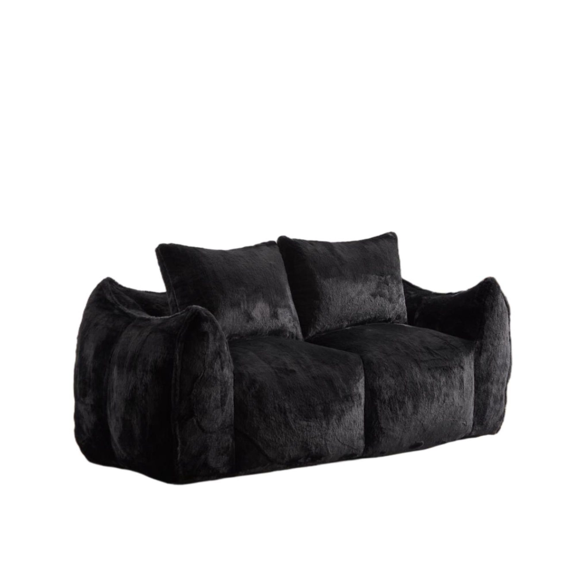 NLFZEK Giant Bean Bag Sofa – Oversized 2-Seater Couch with Plush Foam & Cozy Armrests