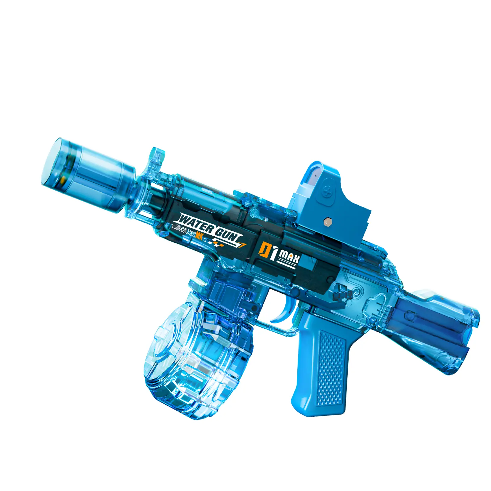 Ultimate Automatic Electric Water Blaster with Glowing Muzzle & Drum Magazine