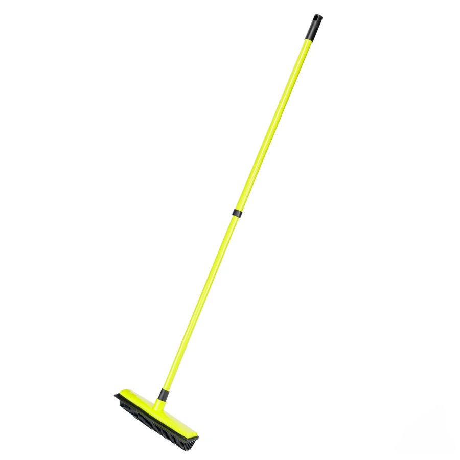 NLFZEK Pet Hair Removal Broom – Dual-Sided Rubber Squeegee & Electrostatic Brush for Floors, Carpets & Sofas