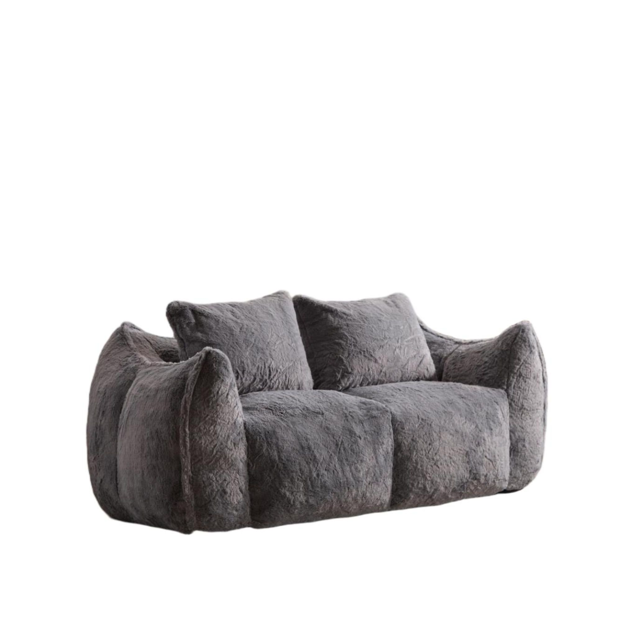 NLFZEK Giant Bean Bag Sofa – Oversized 2-Seater Couch with Plush Foam & Cozy Armrests