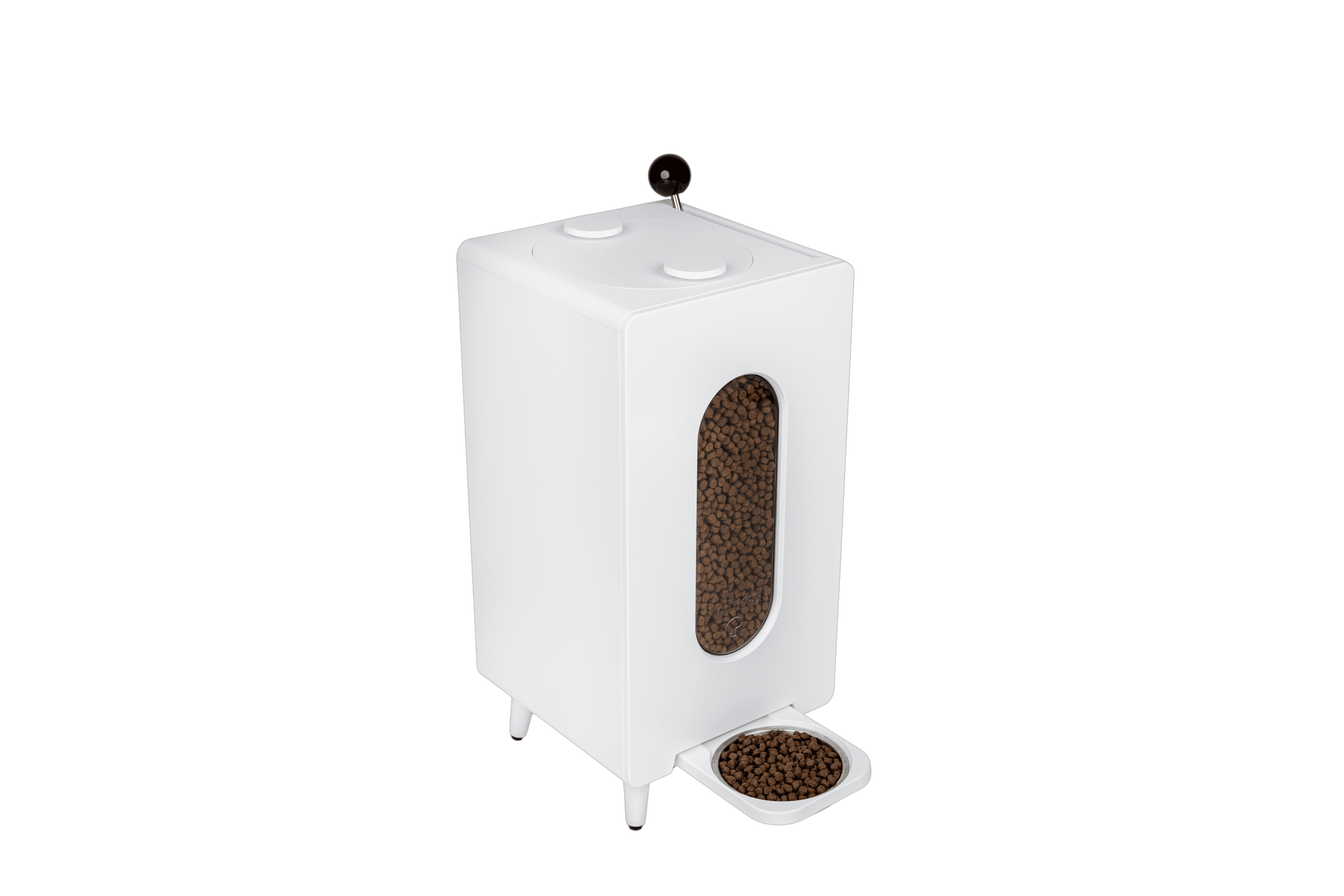 NLFZEK Kibble Dispenser | Elevated Dog Food Storage & Feeding Station with Stainless Steel Bowl
