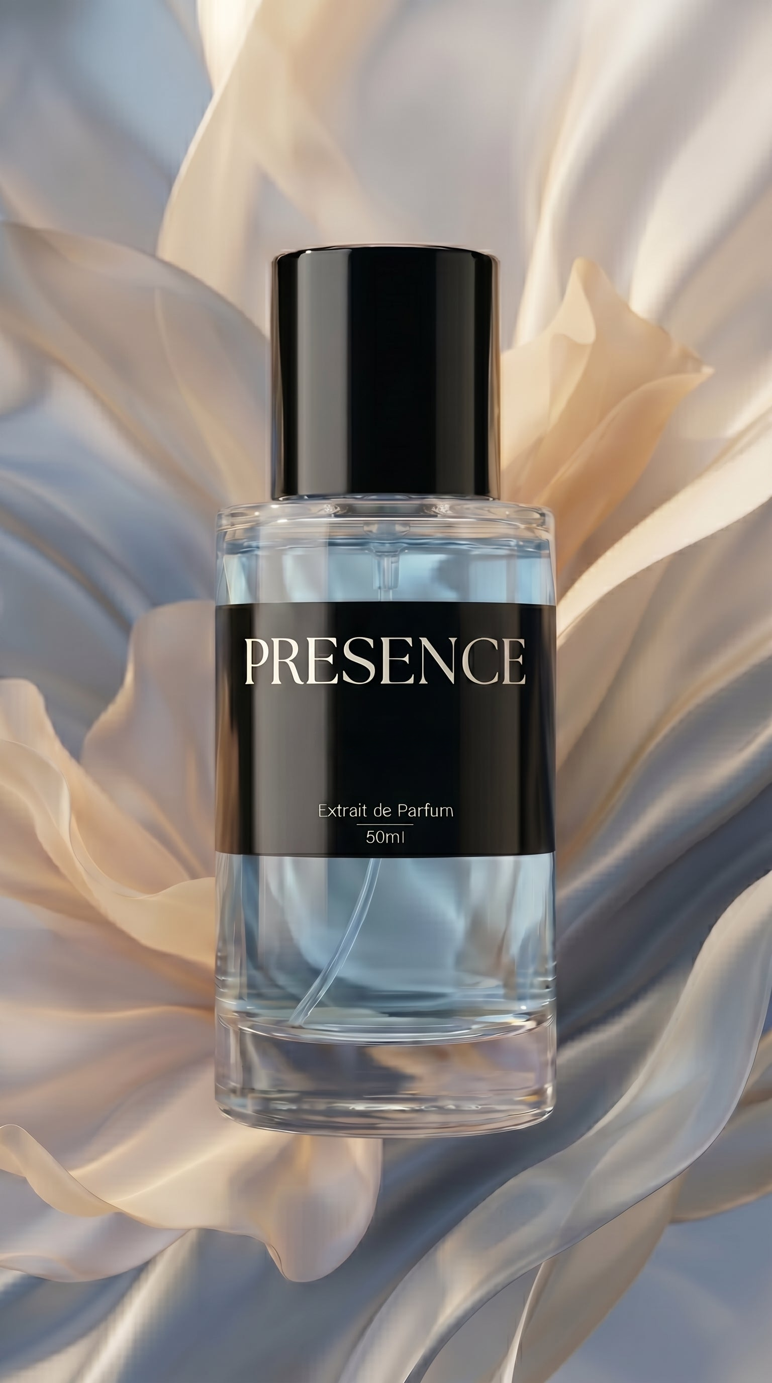 Fresh Woody Amber Extrait de Parfum – Unisex Long-Lasting Fragrance with Bergamot, Black Tea & Ginger, 50ml/100ml