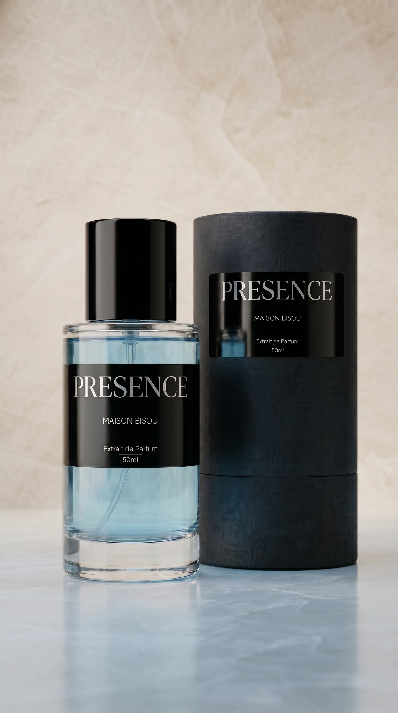 Fresh Woody Amber Extrait de Parfum – Unisex Long-Lasting Fragrance with Bergamot, Black Tea & Ginger, 50ml/100ml