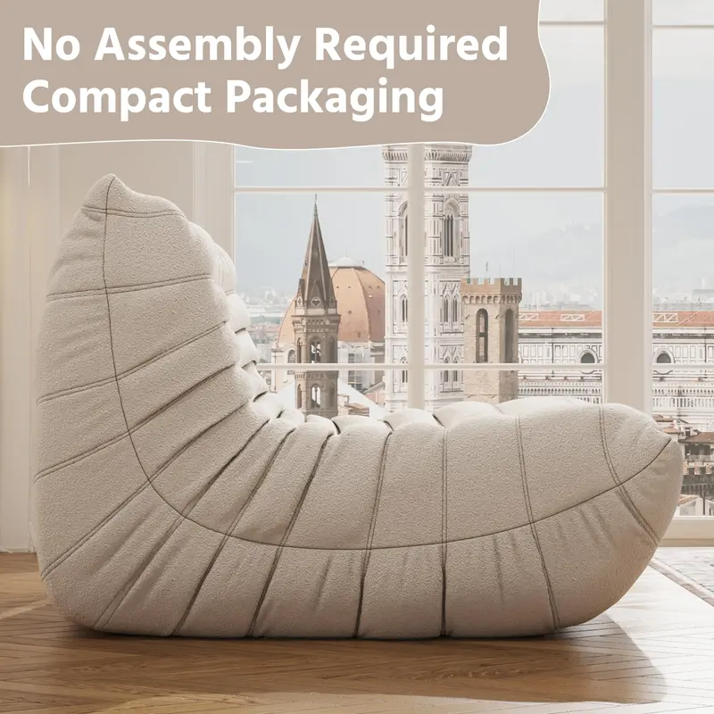 Loisel CloudNest Bean Bag Sofa – Ultra Soft Memory Foam Lounge Chair for Living Room, Bedroom & Home Office