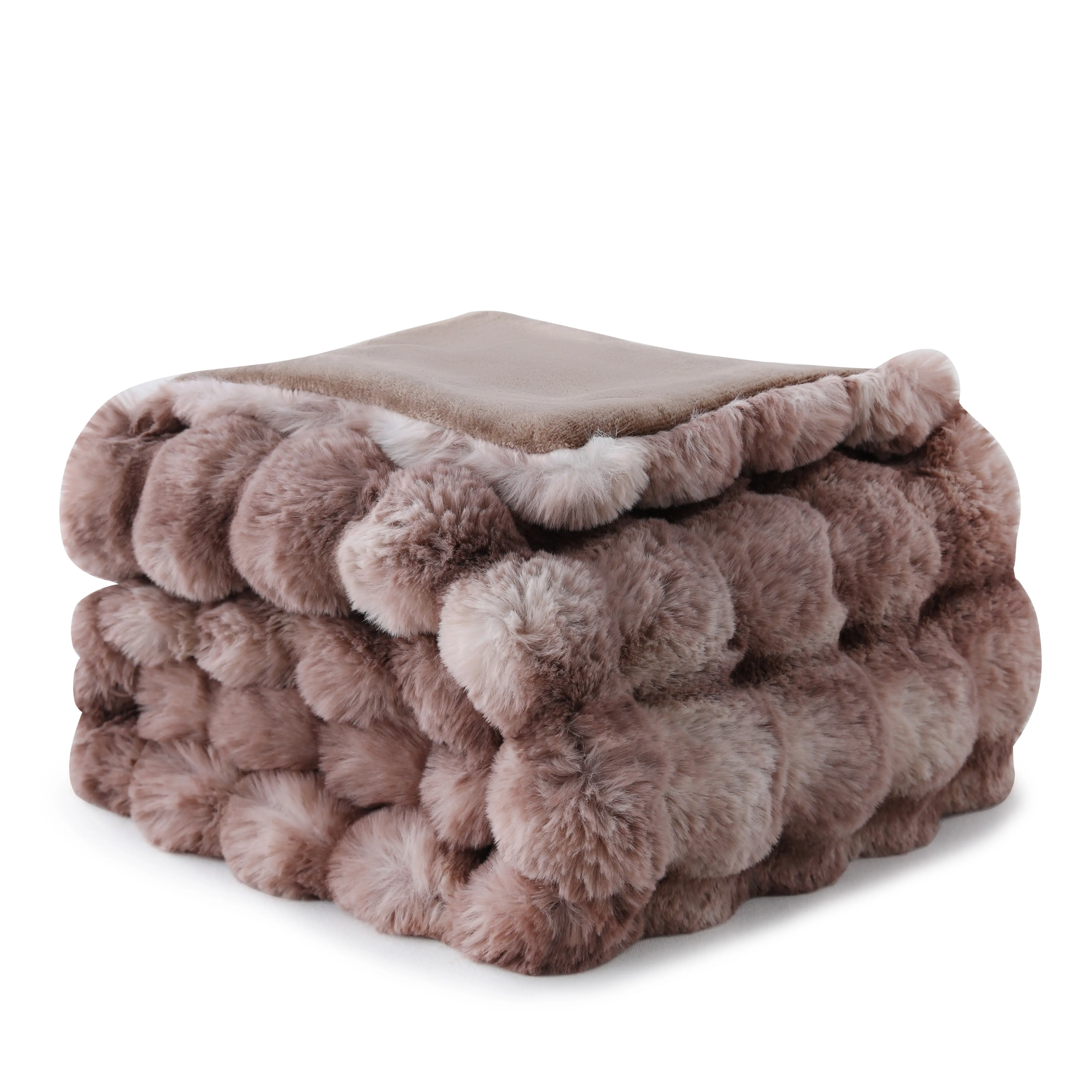 Loisel LuxeBubble Leopard Faux Fur Blanket – Ultra Soft 950GSM Cozy Throw for Sofa, Bed & Home Decor