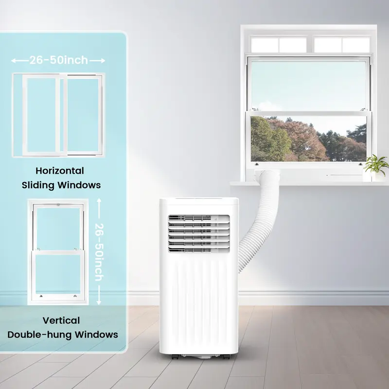 COWSAR Portable Air Conditioner | 10,000 BTU 3-in-1 AC with Remote, Sleep Mode & Window Kit