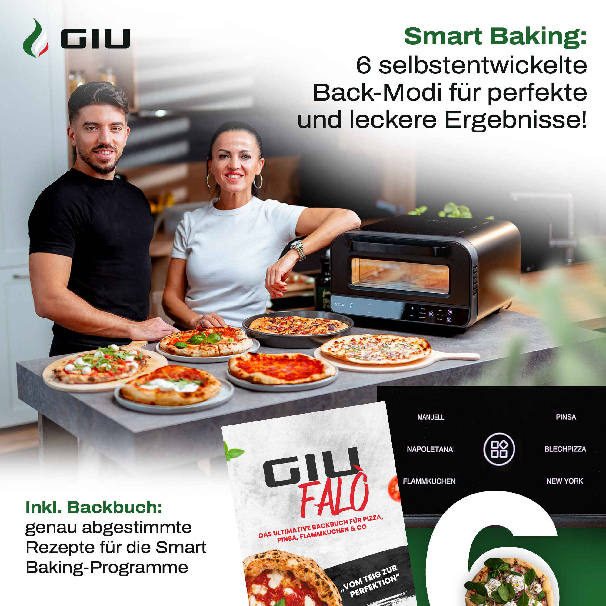 GIU Electric Pizza Oven - for Neapolitan pizza