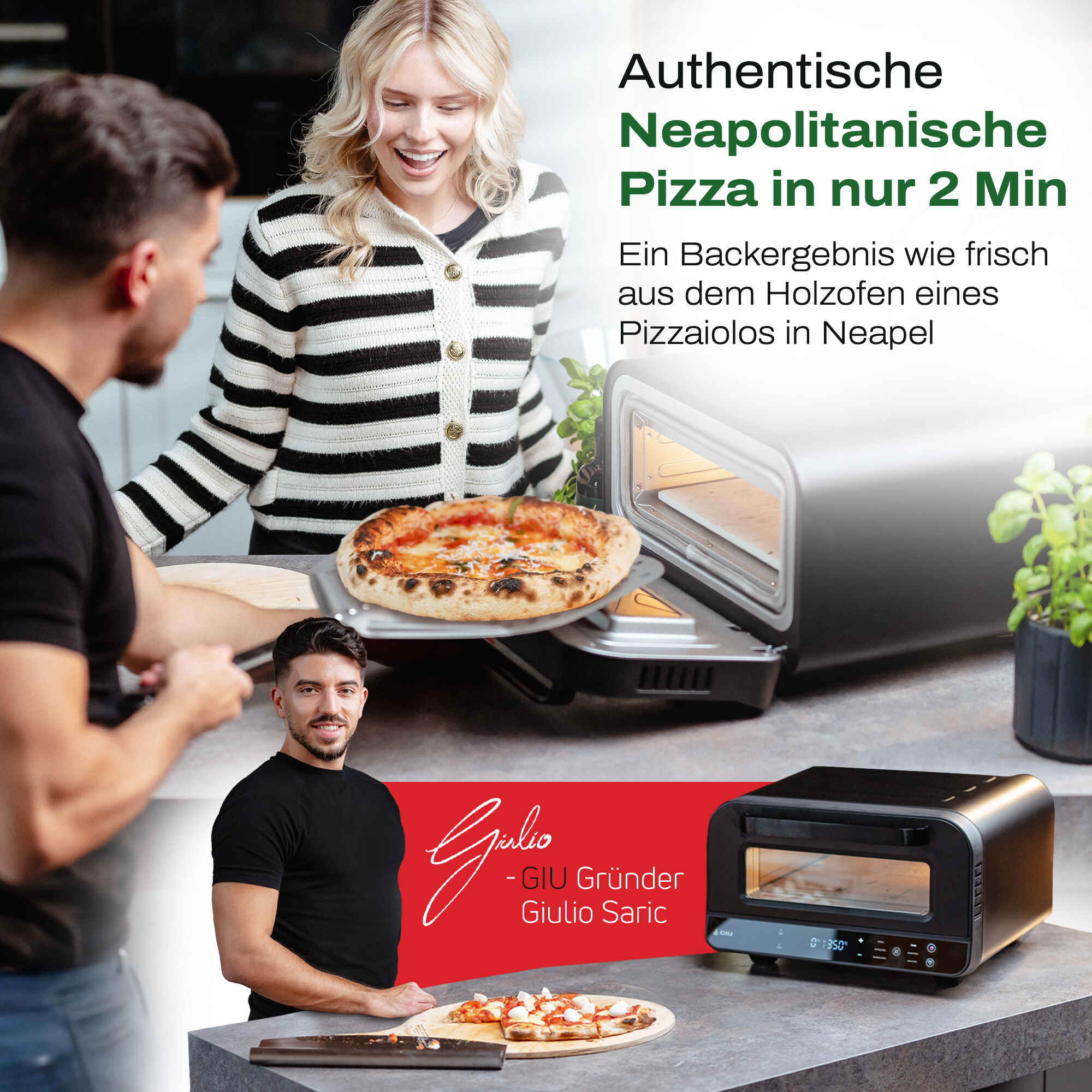 GIU Electric Pizza Oven - for Neapolitan pizza