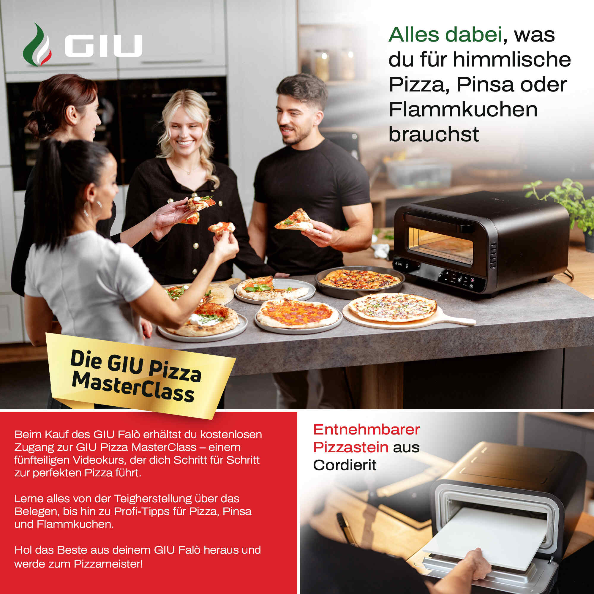 GIU Electric Pizza Oven - for Neapolitan pizza