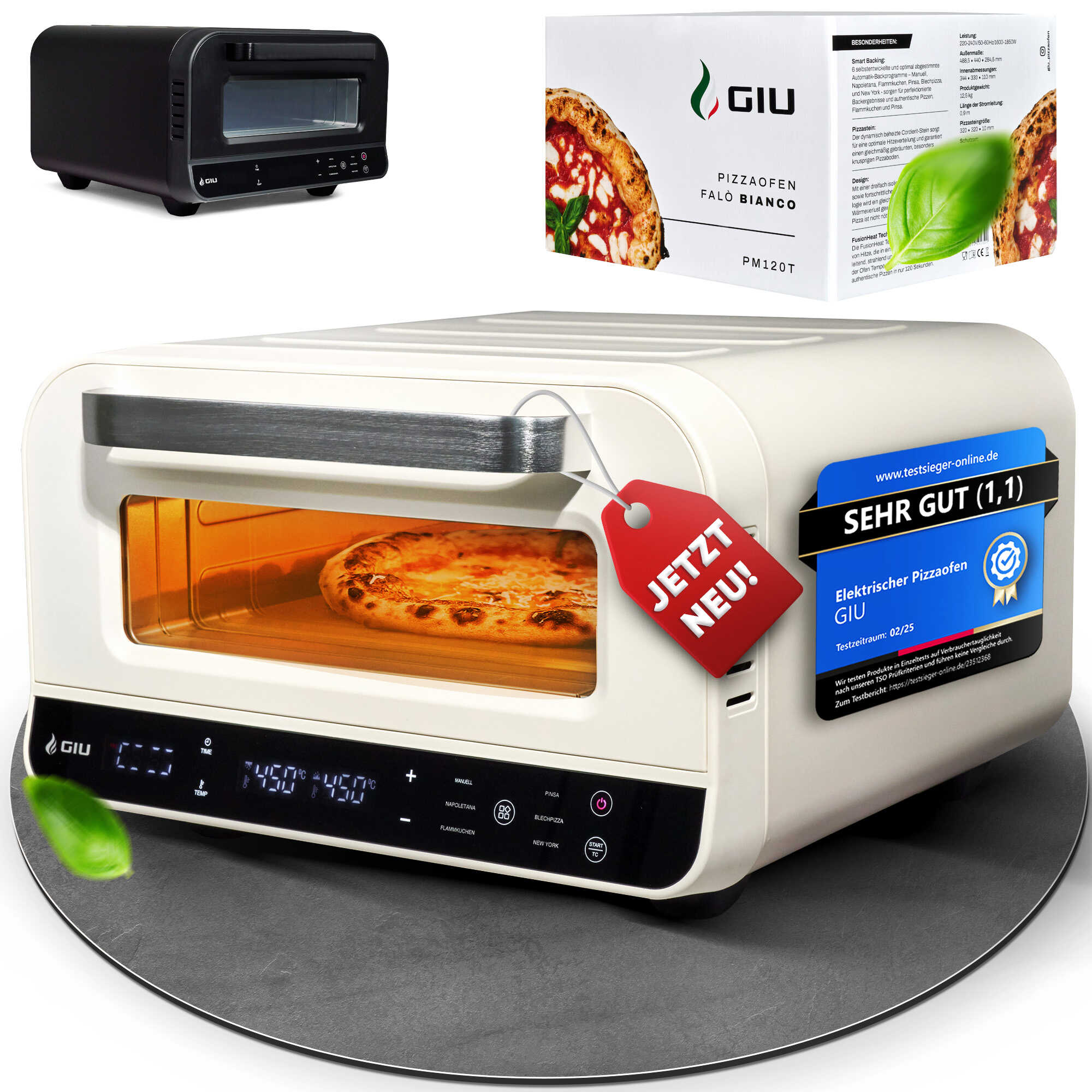 GIU Electric Pizza Oven - for Neapolitan pizza
