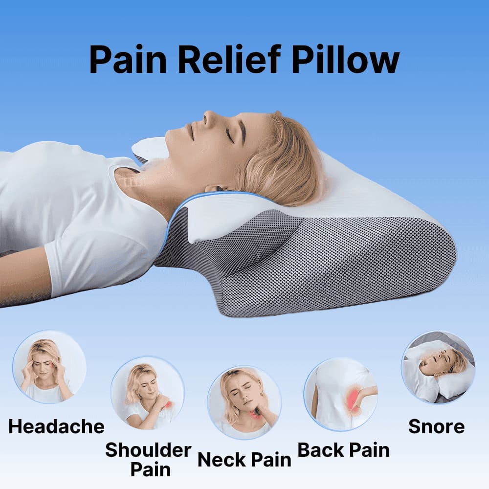 FXJYF™ Memory Foam Contour Pillow for Neck Pain Relief