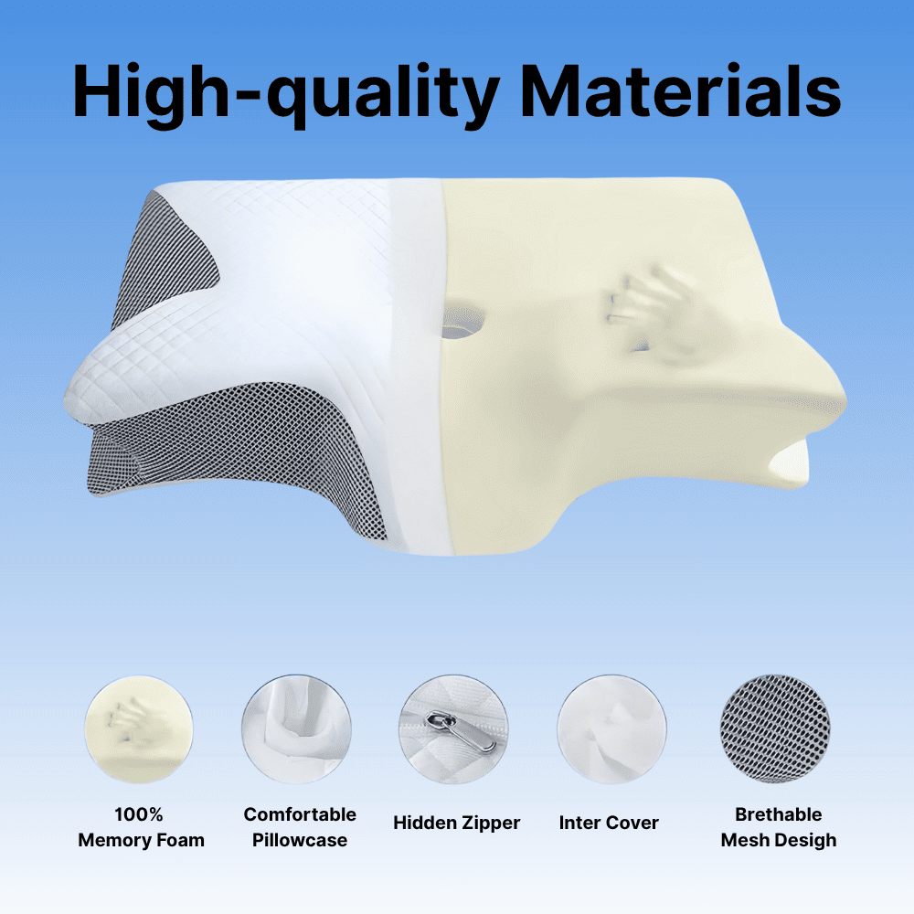 FXJYF™ Memory Foam Contour Pillow for Neck Pain Relief