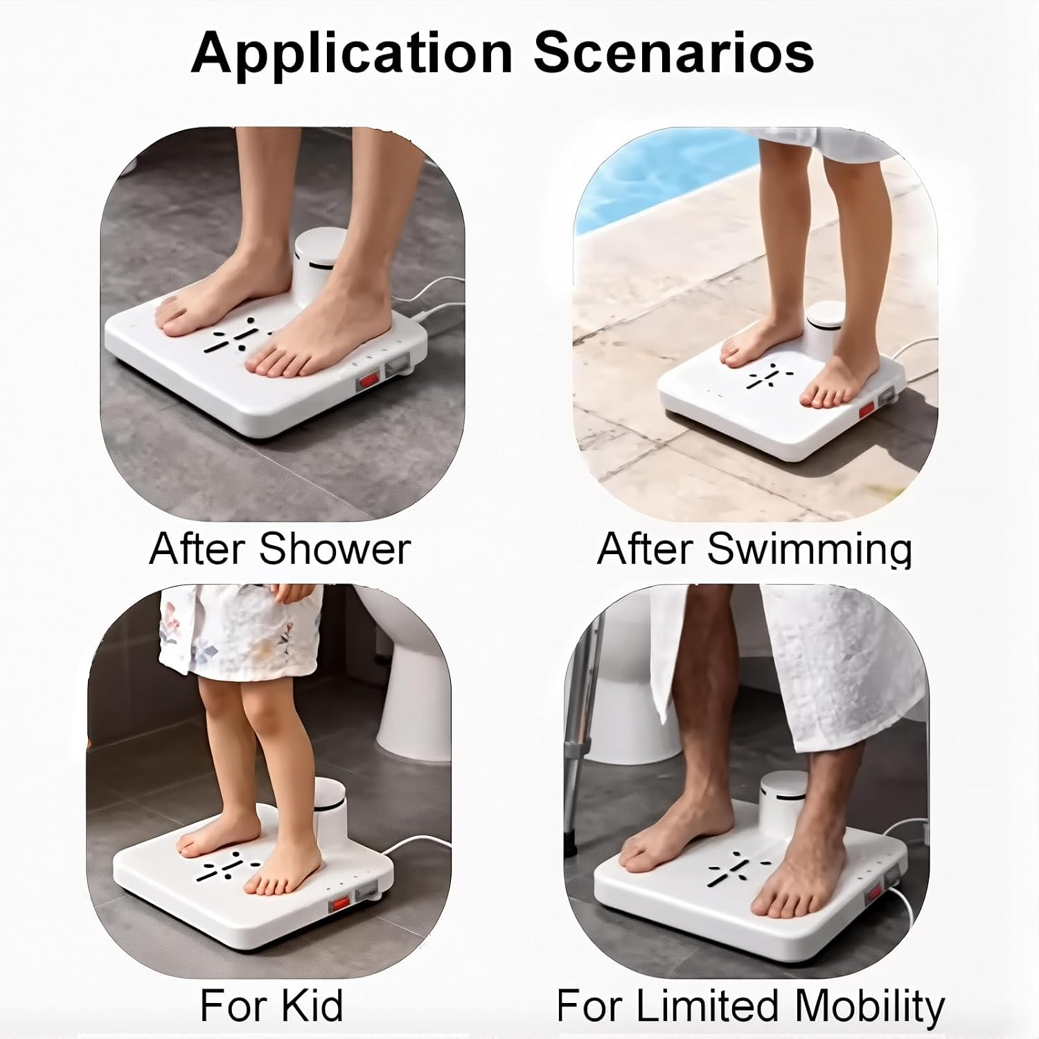 Full Body Dryer | 960W Hands-Free Sensor Air Dryer with Warm & Cool Air, 2 Speeds