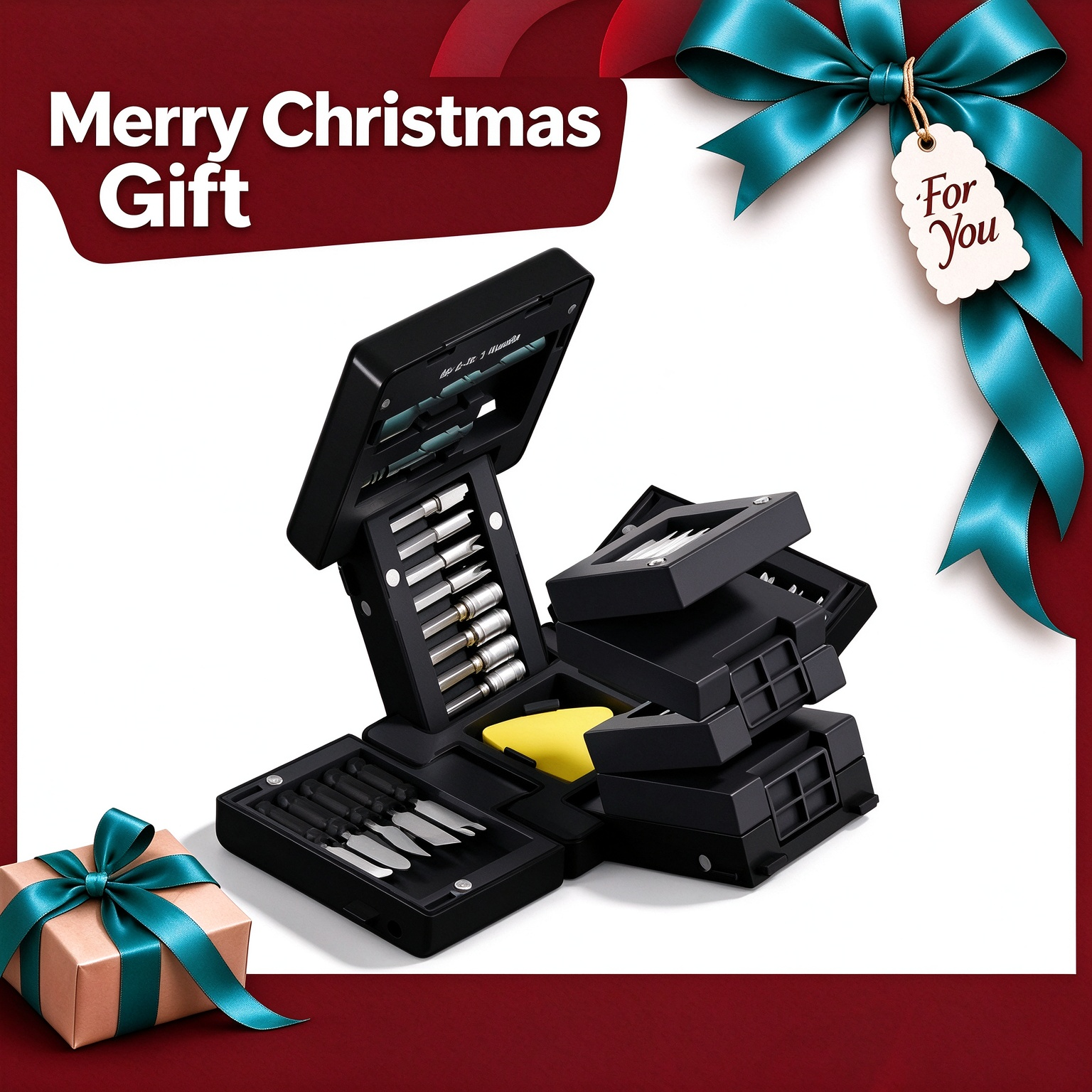 55-in-1 Precision Tool Kit | Compact Magnetic Screwdriver Set for Home & Electronics