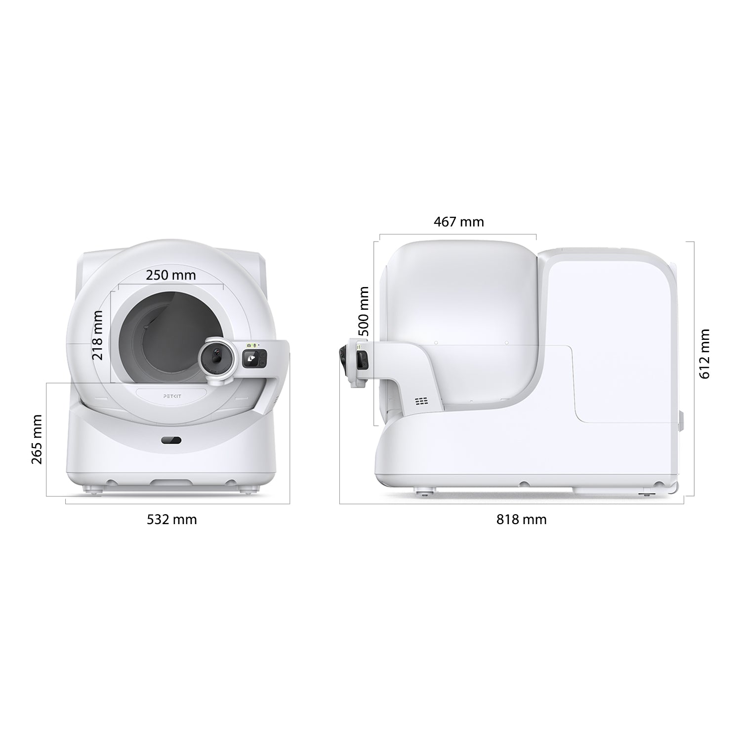 AI Smart Self-Cleaning Cat Litter Box – Auto-Sealing Waste, Multi-Cat Tracking & Odour Control