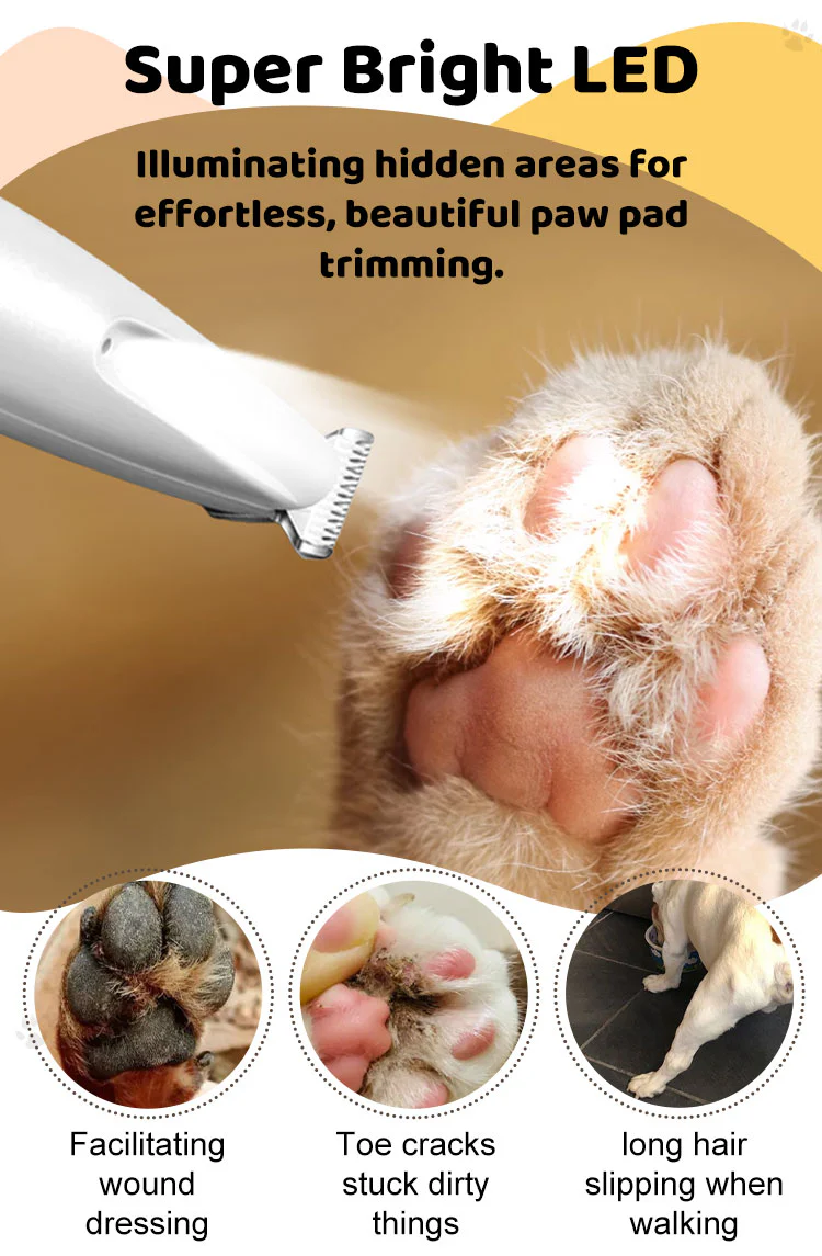 WagTrimmer - Pet Hair/Fur trimmer for Dogs and Cats (For Sensitive Pets)