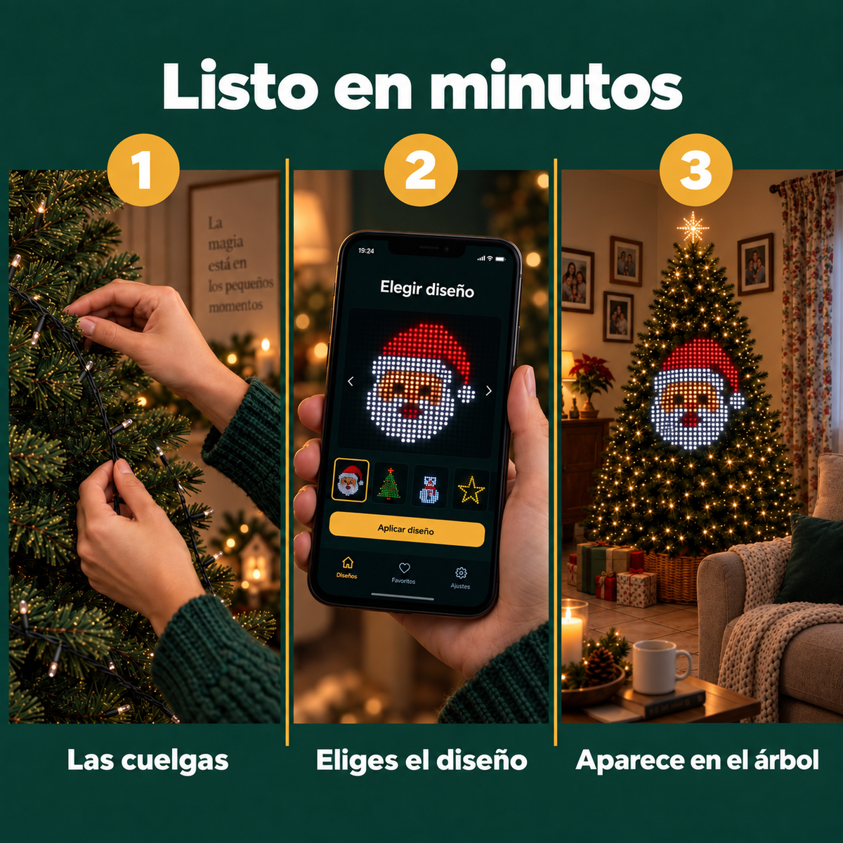 Bluetooth Christmas Tree Pixel Lights