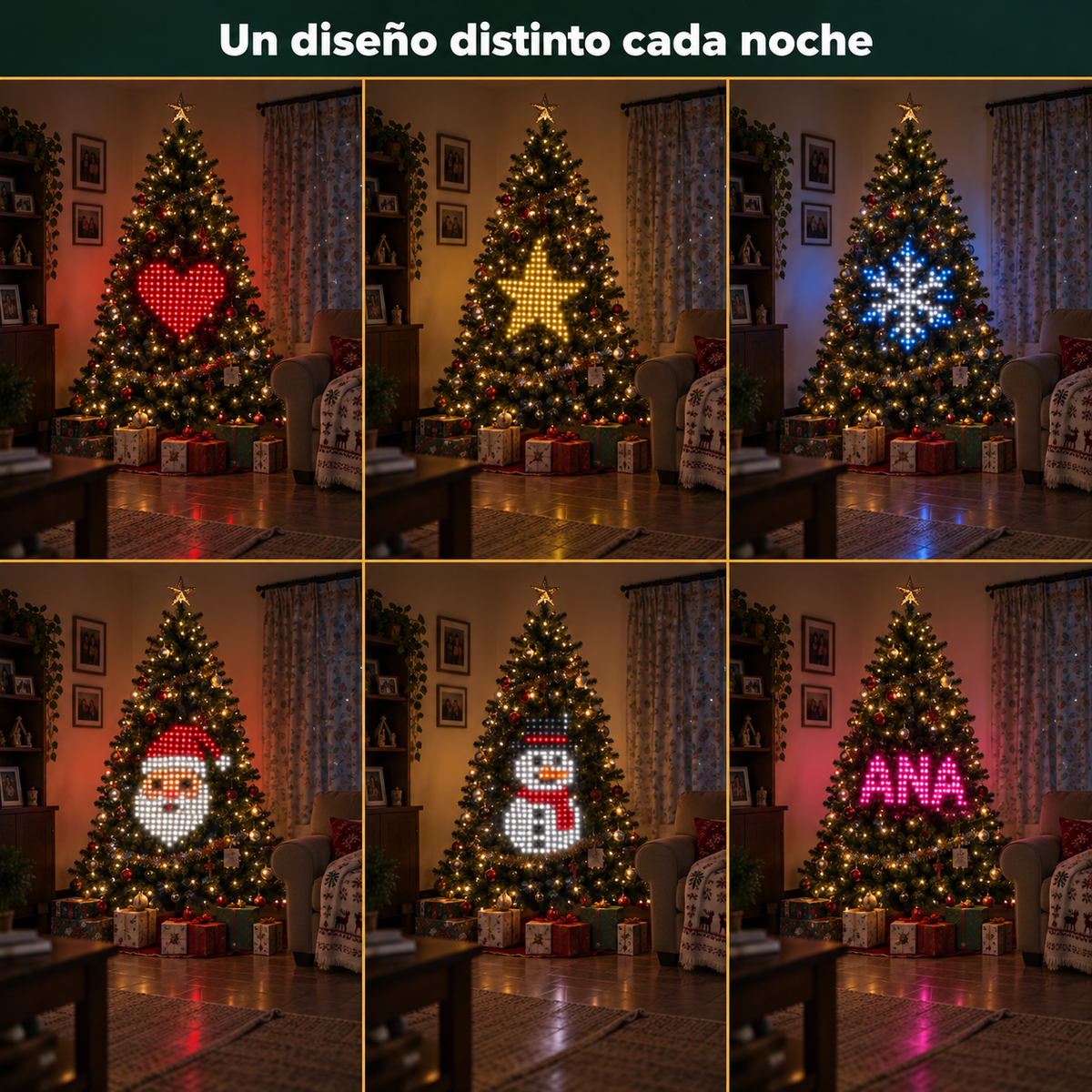Bluetooth Christmas Tree Pixel Lights