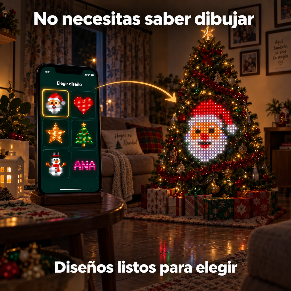 Bluetooth Christmas Tree Pixel Lights