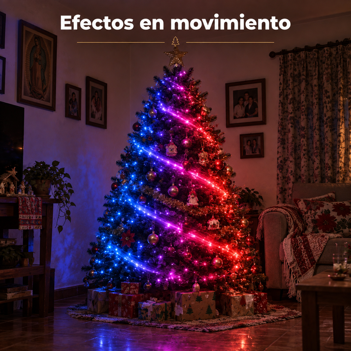 Bluetooth Christmas Tree Pixel Lights