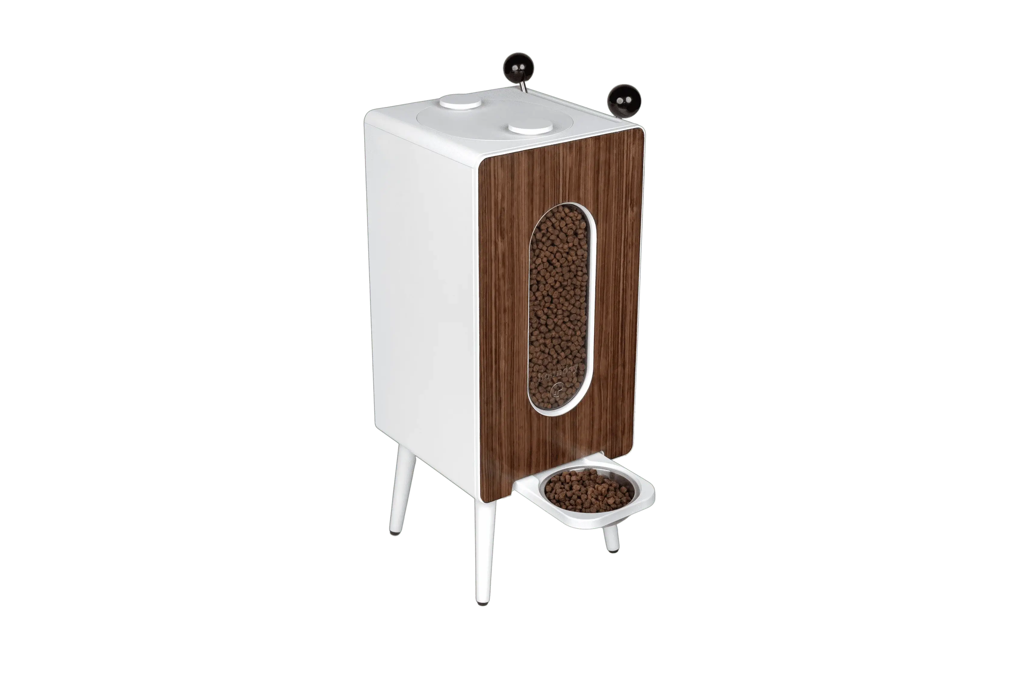 NLFZEK Kibble Dispenser | Elevated Dog Food Storage & Feeding Station with Stainless Steel Bowl