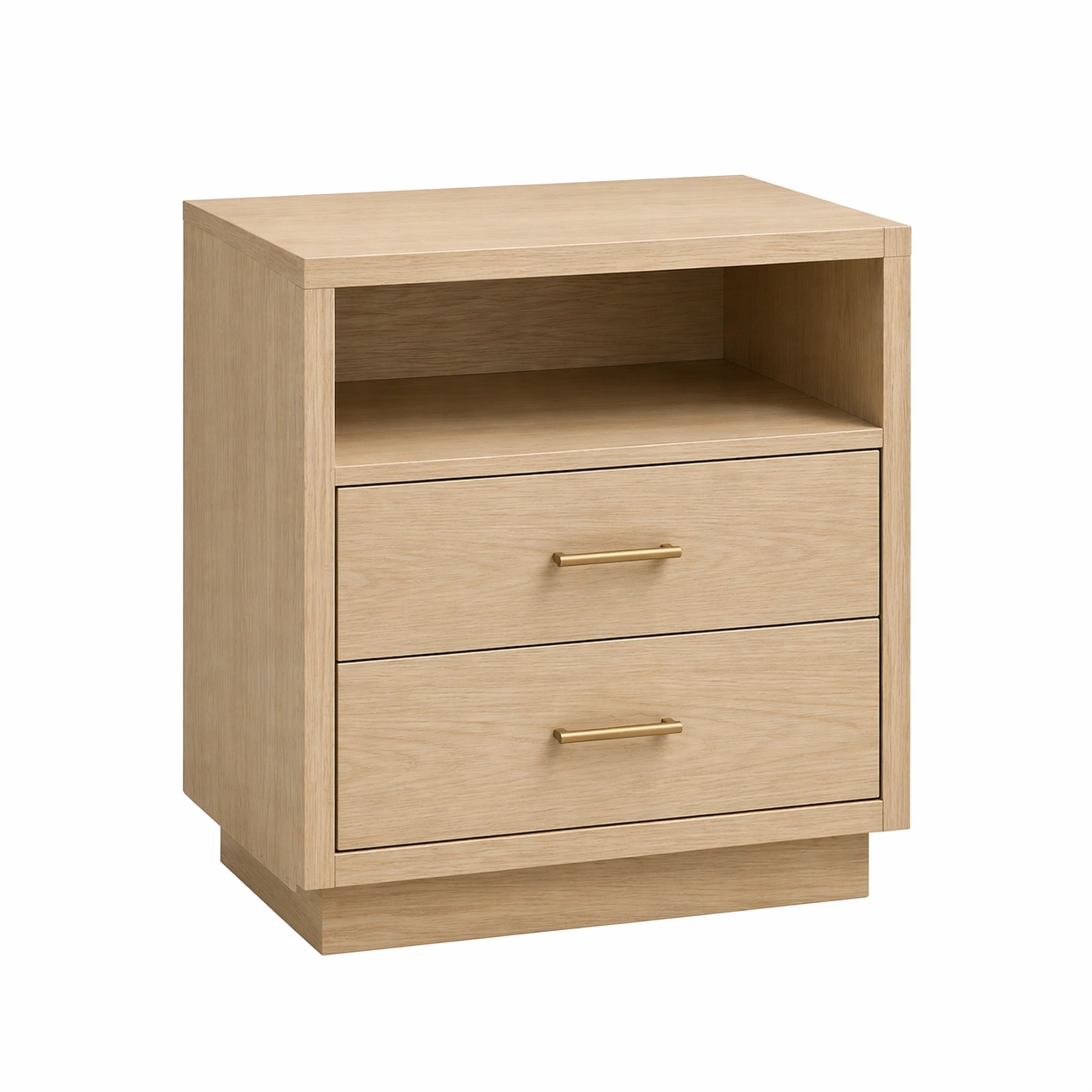 Nachttisch holz natur 60cm x 45cm x 30cm-FURNILUMINA