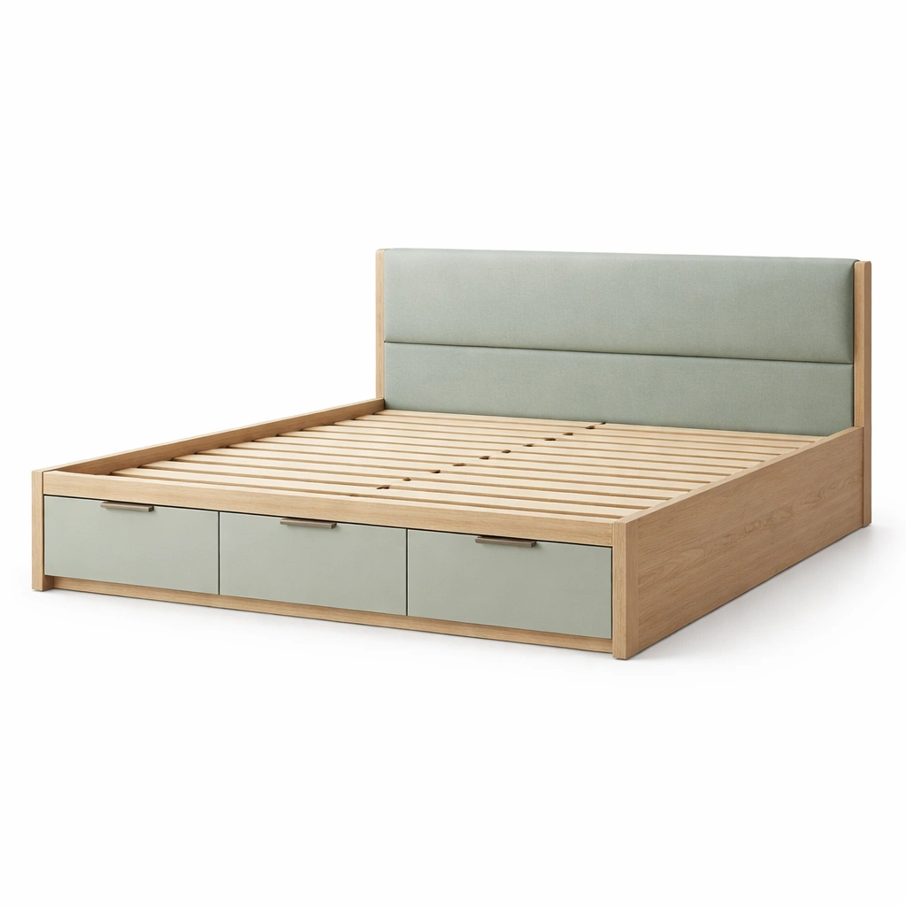 Bett mit Stauraum - DECOREVORA