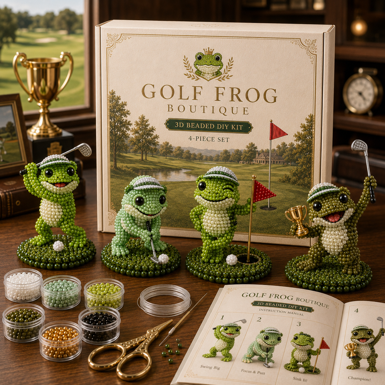 ⛳🧵 TINY BEAD GOLF CLUB COLLECTION