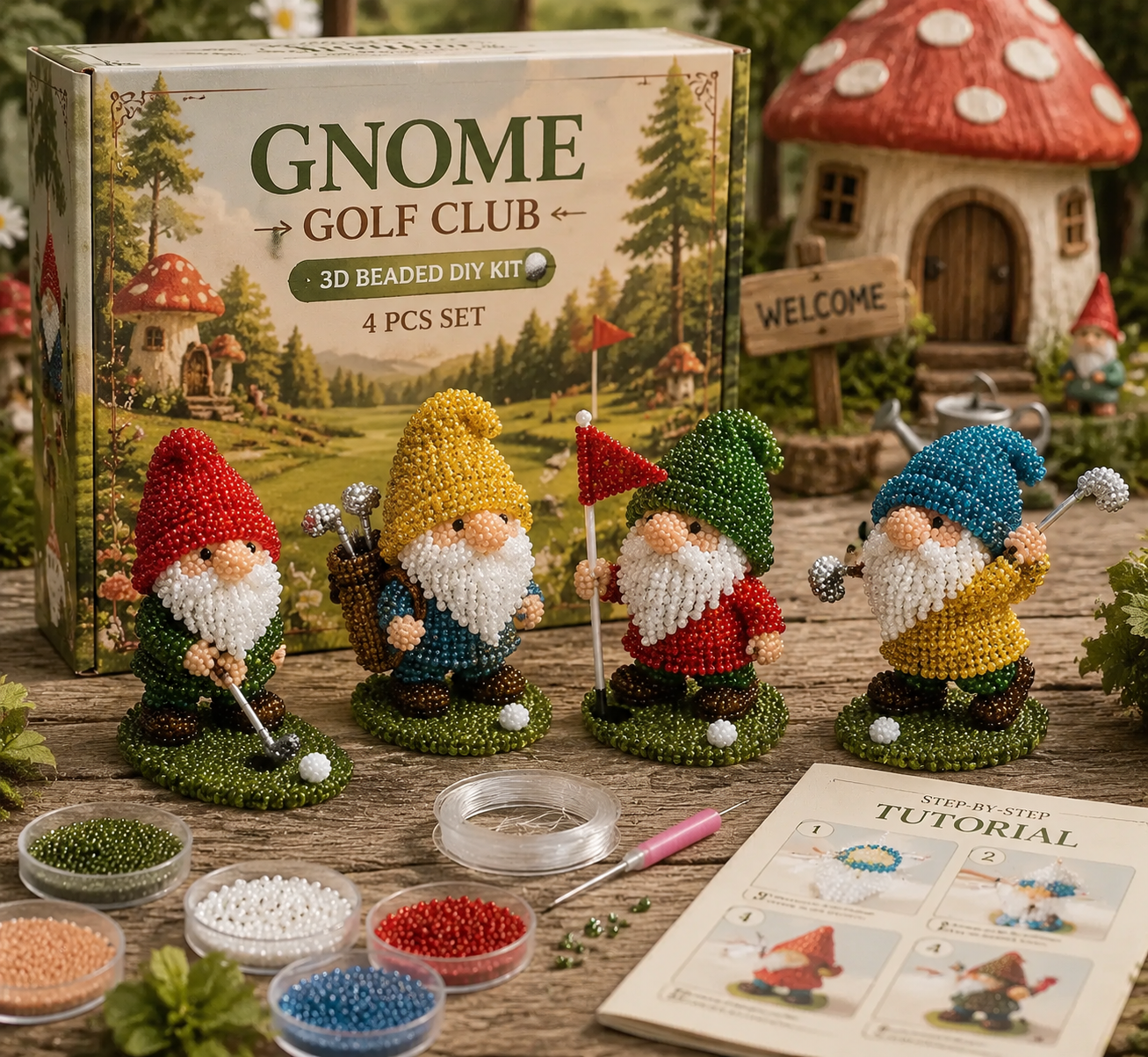 ⛳🧵 TINY BEAD GOLF CLUB COLLECTION