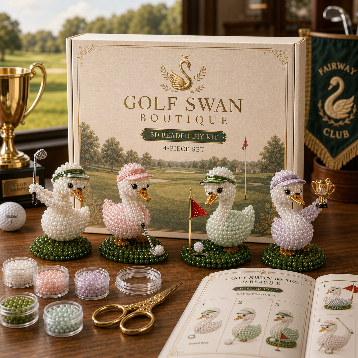 ⛳🧵 TINY BEAD GOLF CLUB COLLECTION