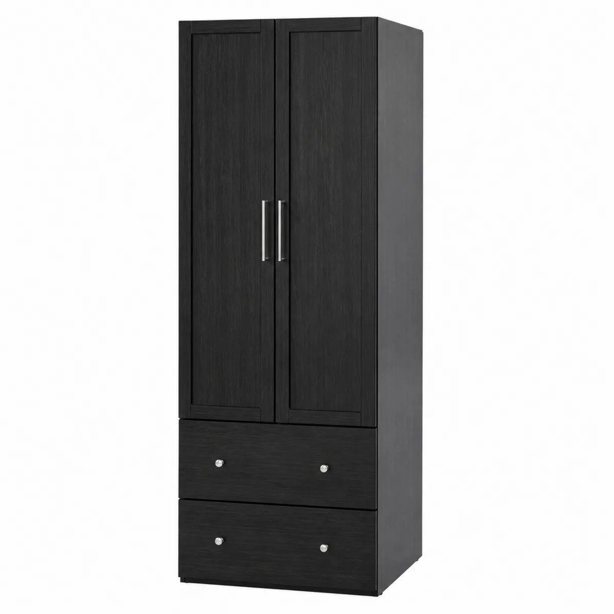 Armoire en bois MDF avec deux portes et deux tiroirs-Novvortex